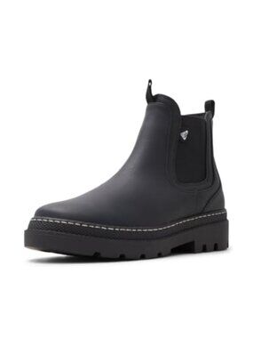Roxy Water-Resistant Slip-On Chelsea Ankle Boot with Chunky Lug Sole